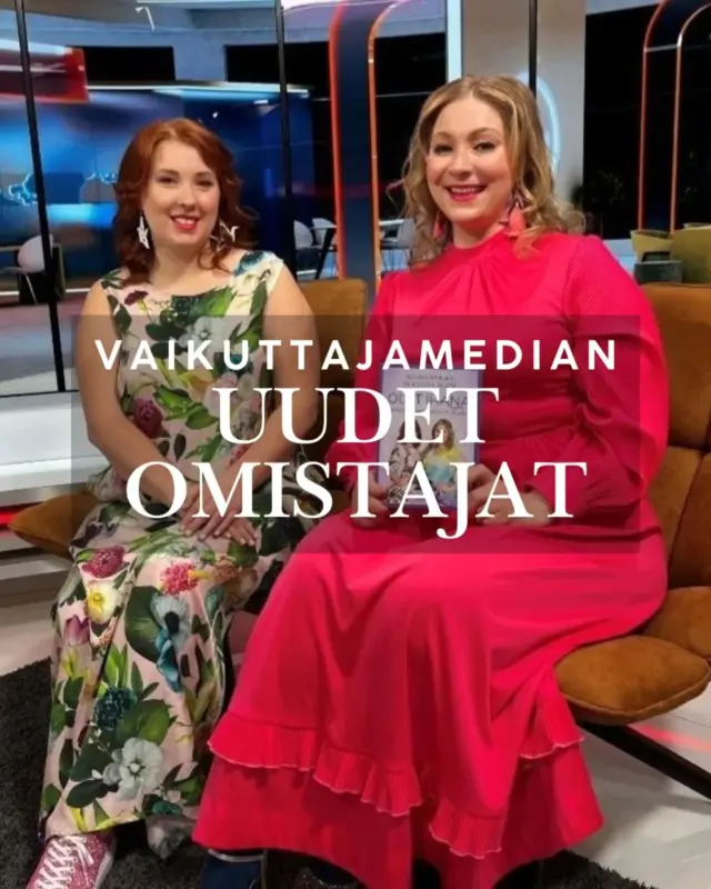 MINÄ JA @sohvinyman OSTETTTIIN VAIKUTTAJAMEDIA 🤩🙌 En voisi olla enempää innoissani tästä. Tänään on lähetetty mediatiedoite asiasta ja päästään hommiin, jota odotetaan niin paljon! 💃

#vaikuttajamedia @vaikuttajamedia